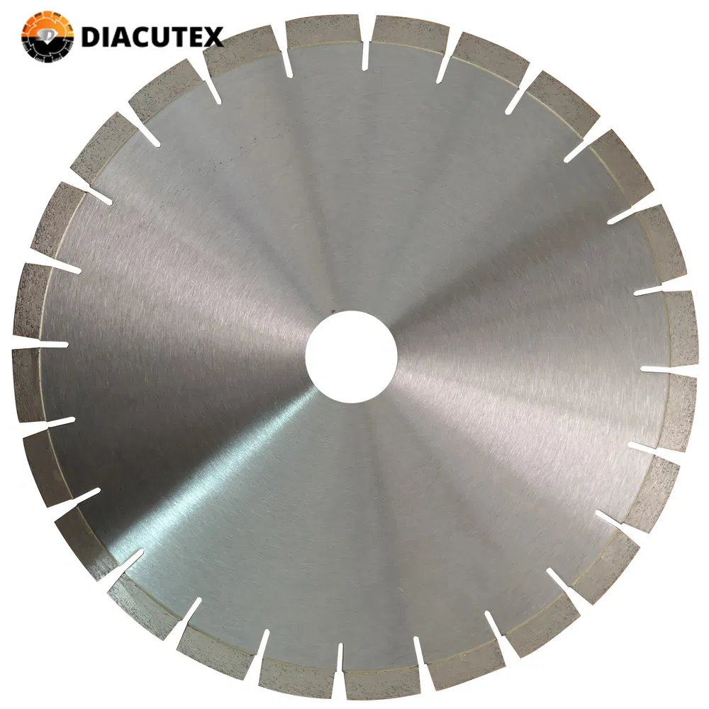 Lâmina de serra de diamante de corte úmido segmentada de 14 polegadas para pedra de granito